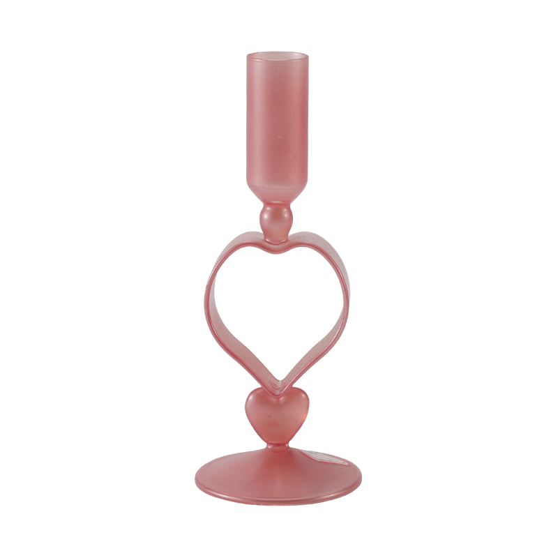 Colección de candelabros de cristal románticos y minimalistas