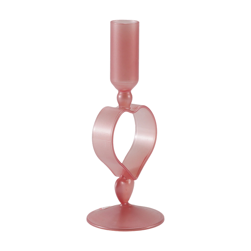 Colección de candelabros de cristal románticos y minimalistas