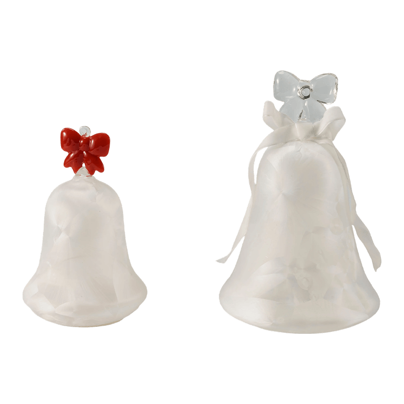 Figura de ángel de cristal de mercurio/decoración de campana de cristal esmerilado/brillante (con LED)
