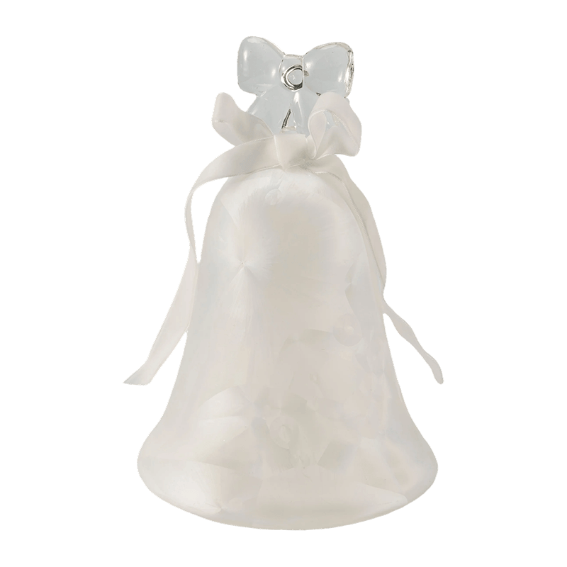 Figura de ángel de cristal de mercurio/decoración de campana de cristal esmerilado/brillante (con LED)