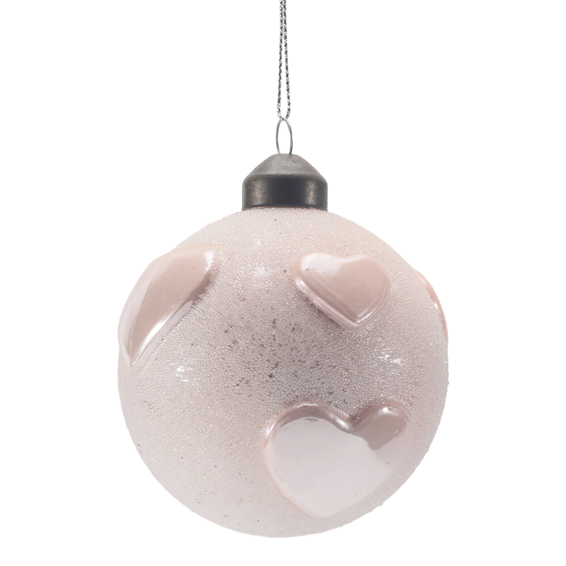 Bola de Navidad de vidrio soplado a mano de 888 cm