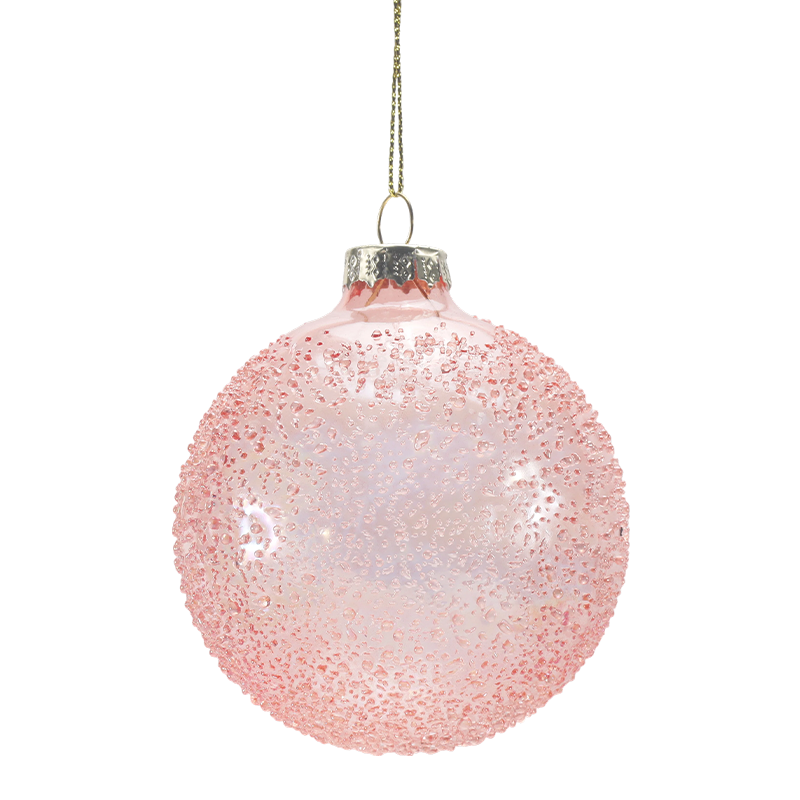 Bola de Navidad de vidrio soplado a mano de 888 cm