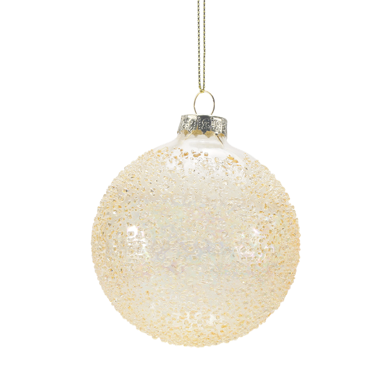 Bola de Navidad de vidrio soplado a mano de 888 cm