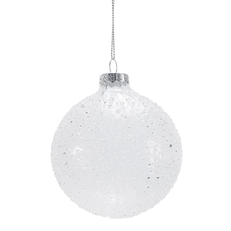 Bola de Navidad de vidrio soplado a mano de 888 cm