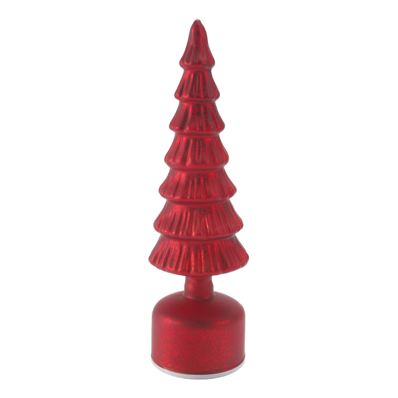 Luz de árbol de Navidad de cristal de mercurio vintage