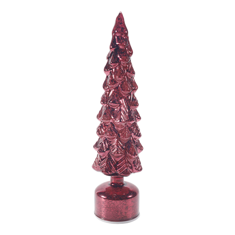 Luz de árbol de Navidad de cristal de mercurio vintage